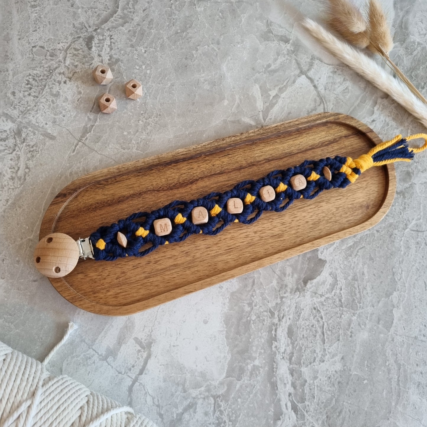 Attache tétine Losange