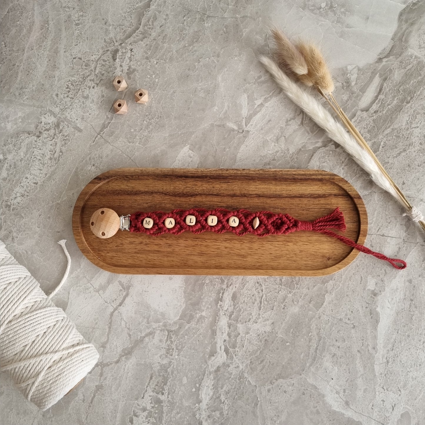 Attache tétine Losange