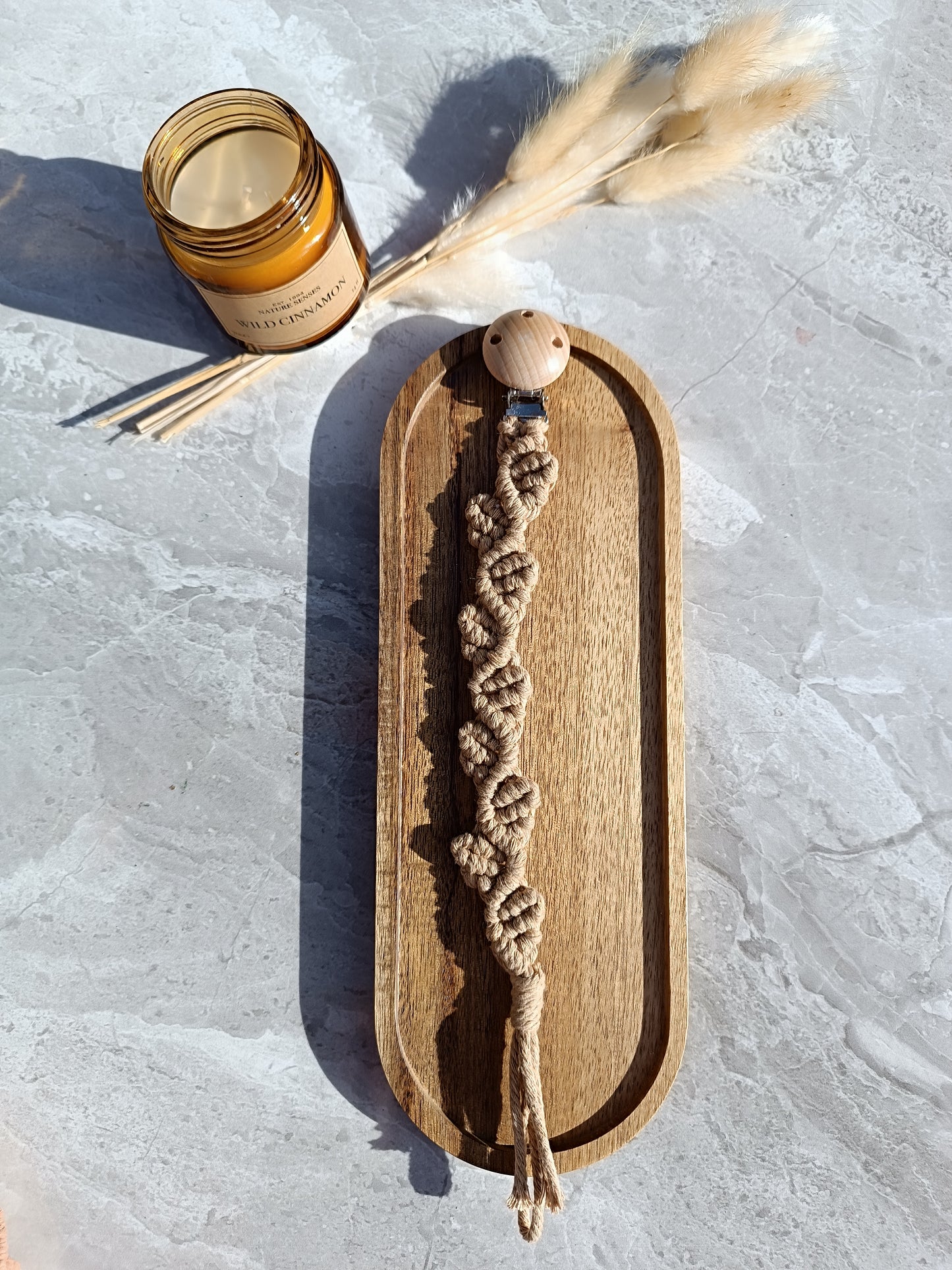 Attache tétine Flower