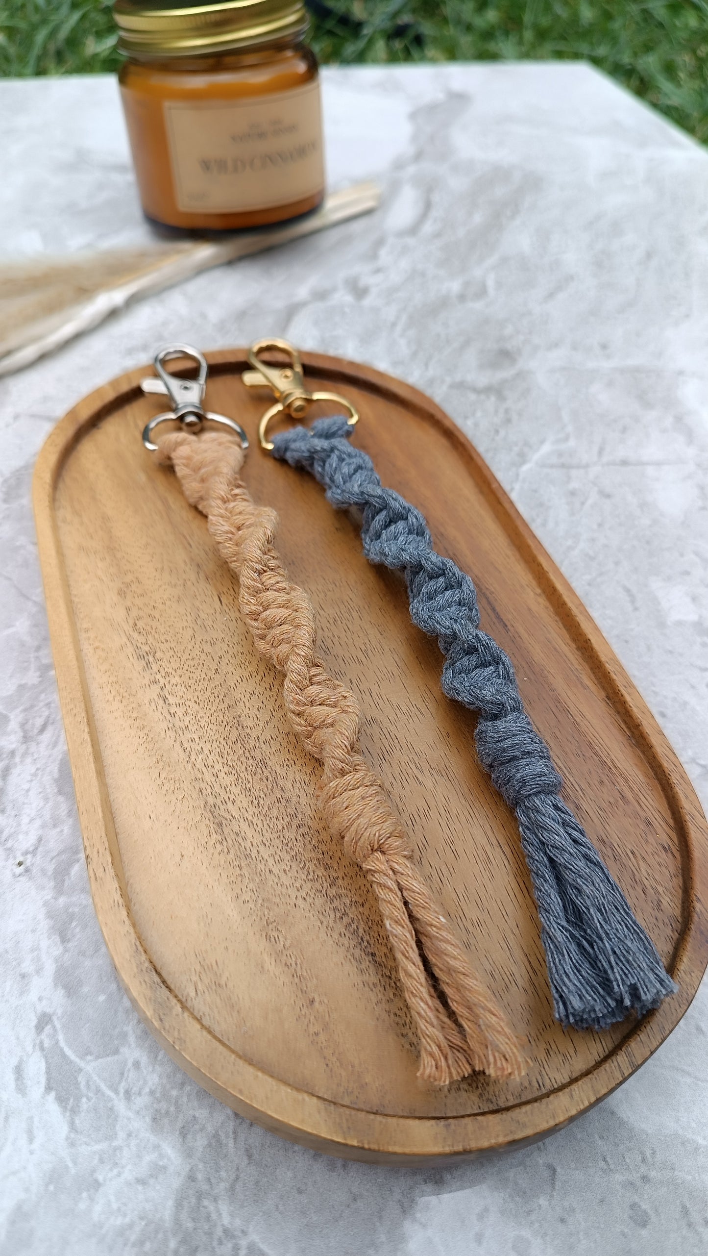 Porte clé torsade